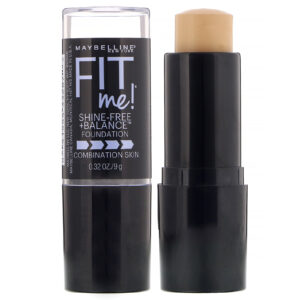 Maybelline, Fit Me, base em bastão Shine-Free + Balance, 220 Natural Beige, 9 g