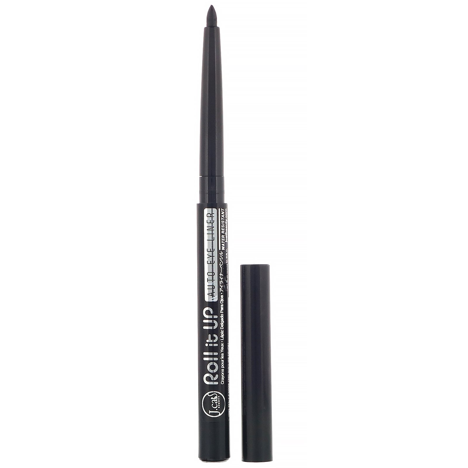 J.Cat Beauty, Roll It Up, Delineador automático, RAE102 Preto, 0,3 g
