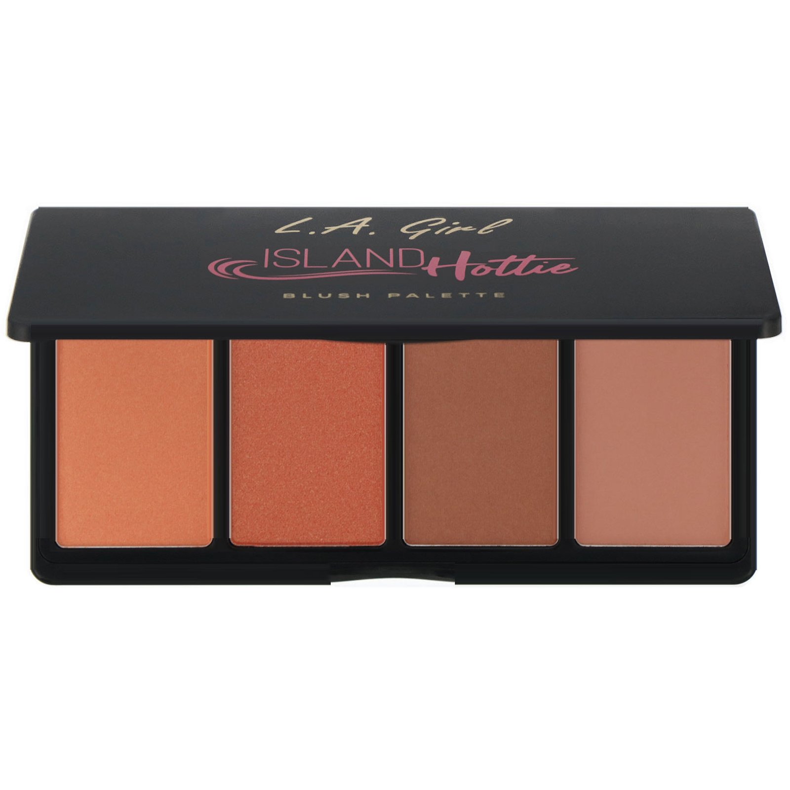 L.A. Girl, Paleta de blush Island Hottie, 4 g cada