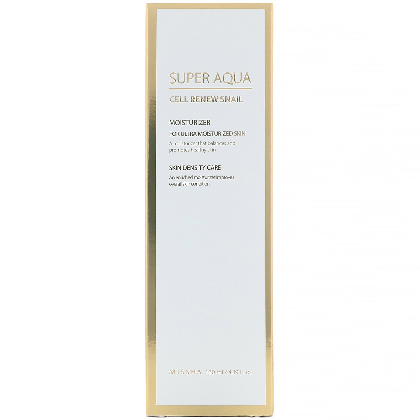 Missha, Super Aqua, Cell Renew Snail, Hidratante, 130 ml (4,39 fl oz) - Imagem 2