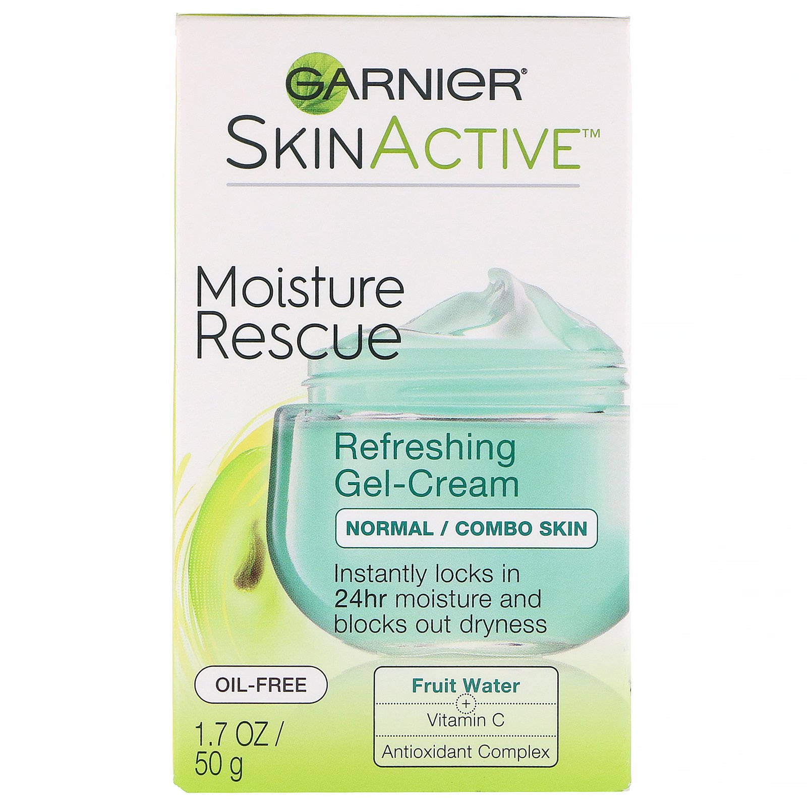 Garnier, SkinActive, Creme em gel refrescante Moisture Rescue, Pele normal/mista, 50 g - Imagem 2