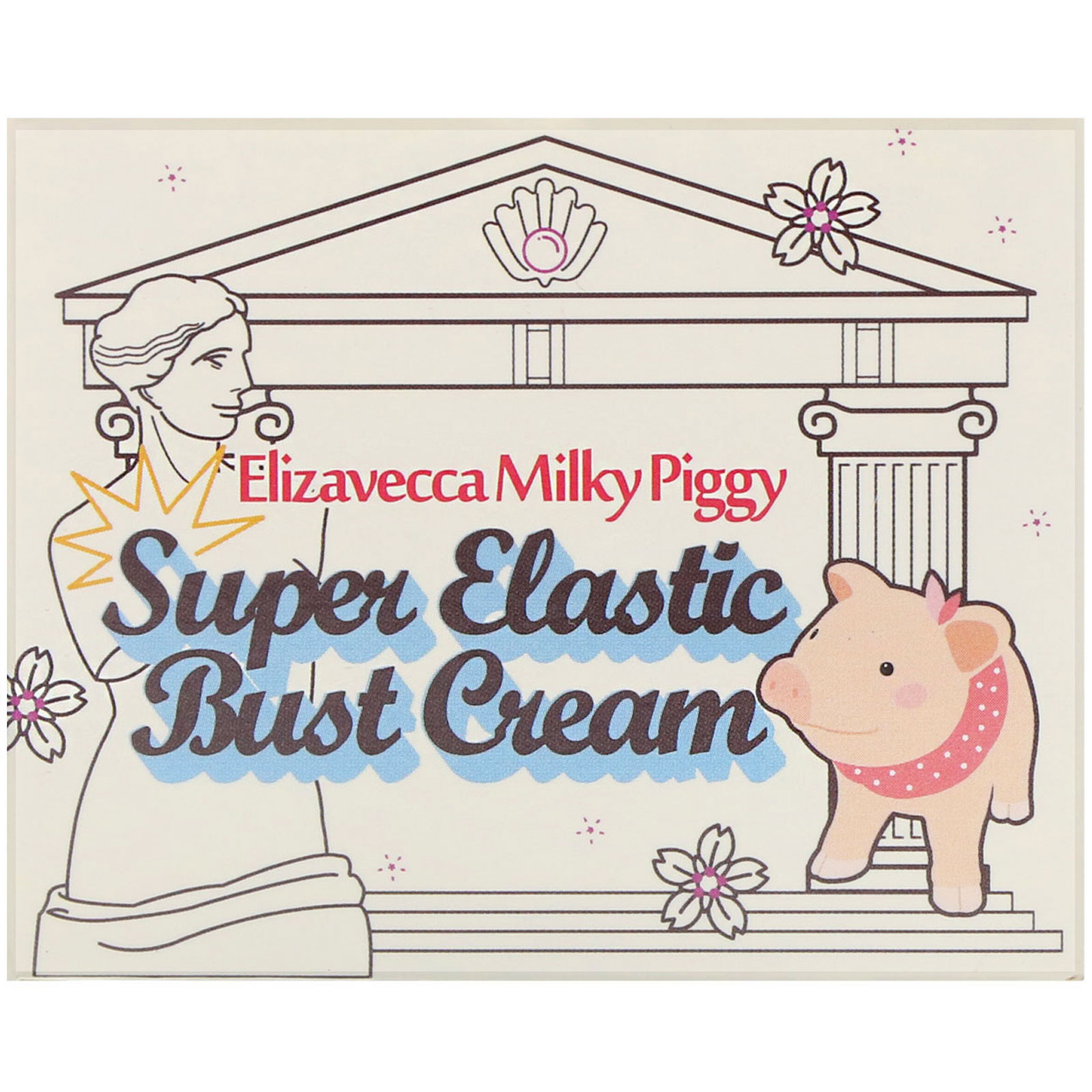 Elizavecca, Milky Piggy, Creme Firmador de Seios Super Elastic, 100 g - Imagem 2