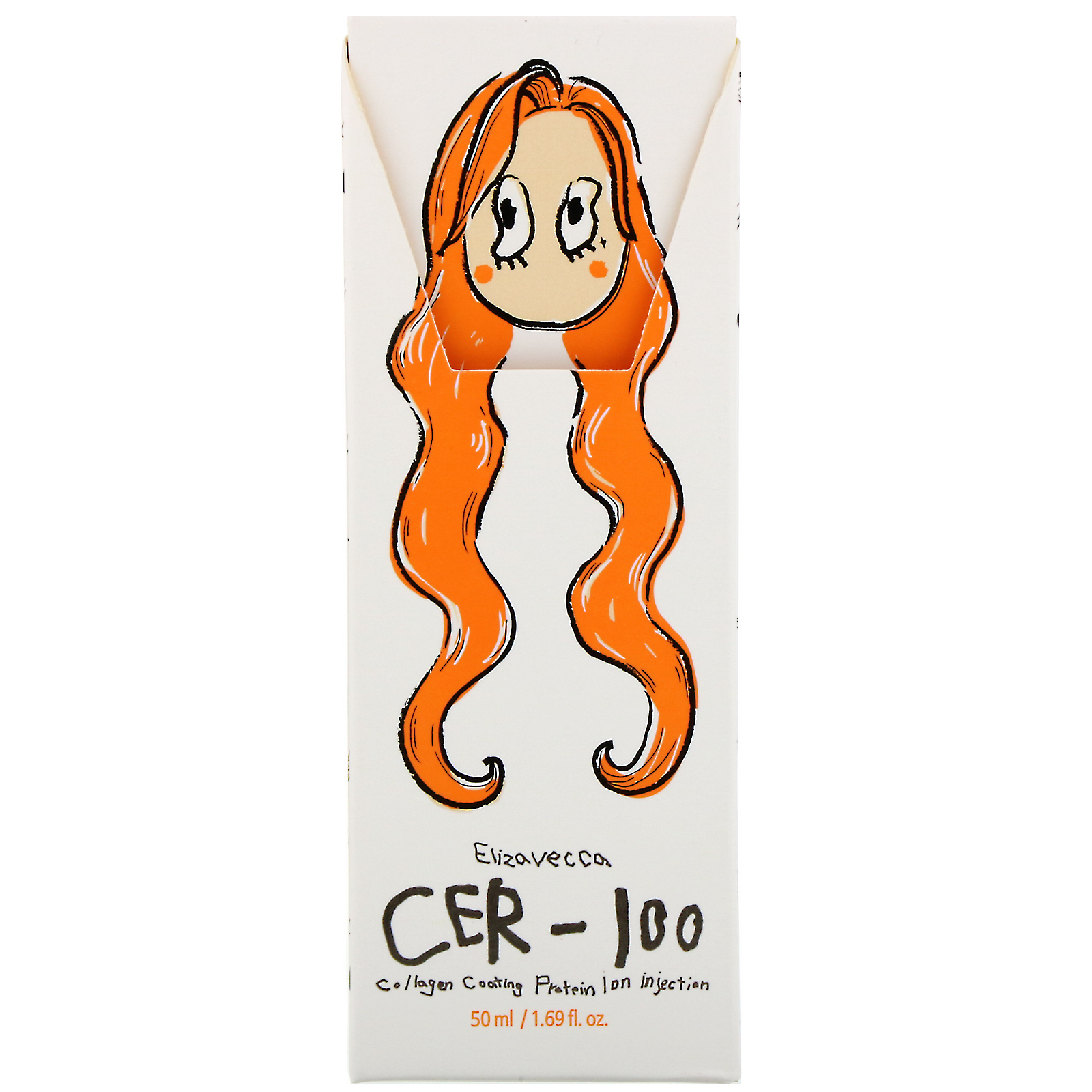 Elizavecca, CER-100, Injeção de Íons de Proteína de Revestimento de Colágeno, 50 ml (1,69 fl oz) - Imagem 2