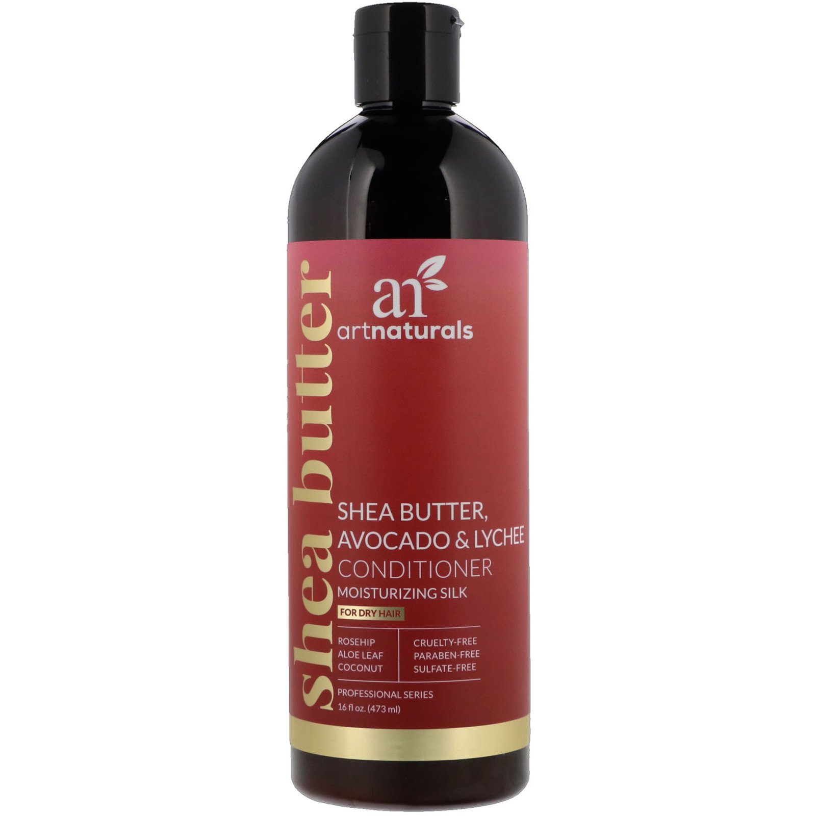 Artnaturals, Manteiga de Karité, Condicionador de Abacate e Lichia, Hidratante, Para Cabelos Secos, 16 fl oz (473 ml)