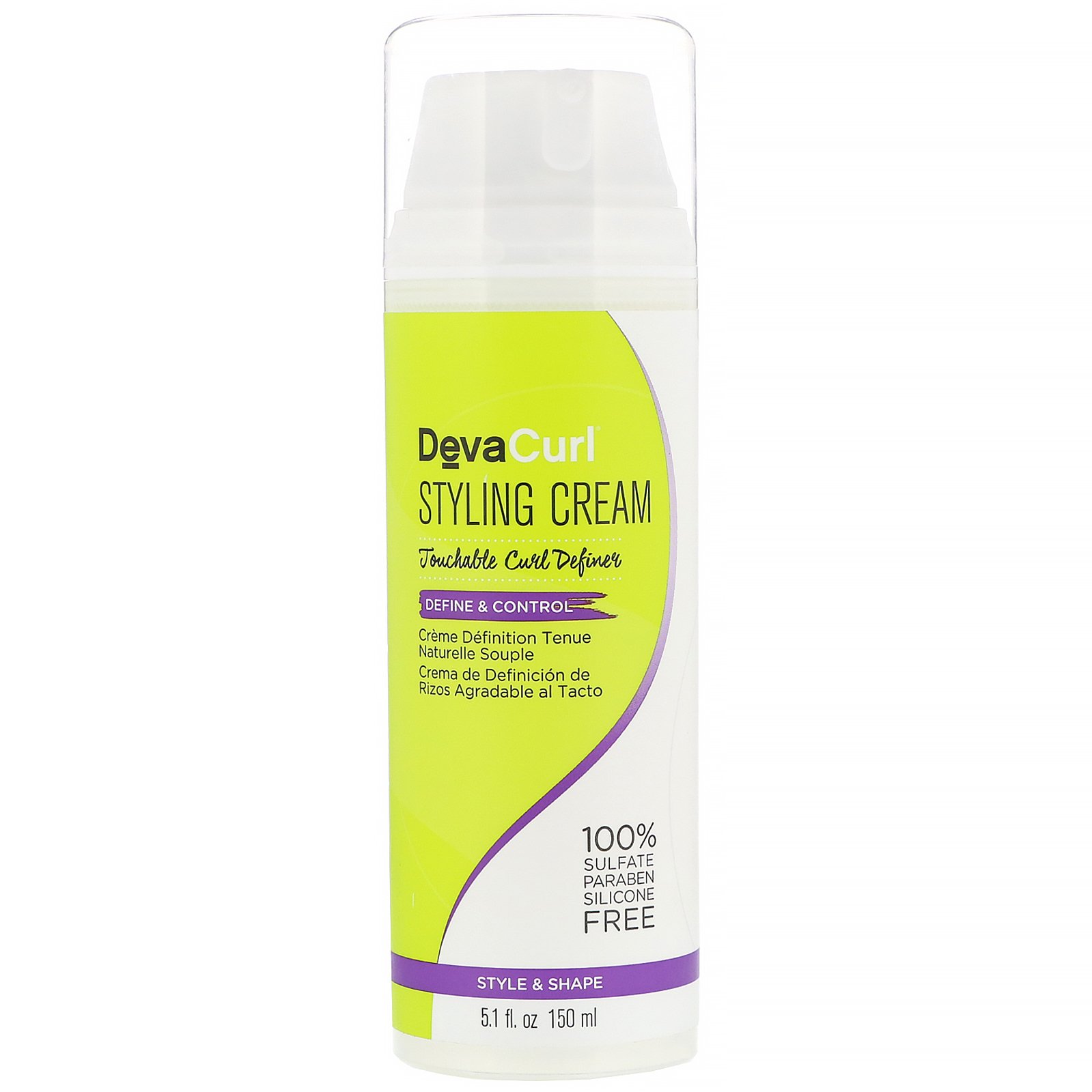 DevaCurl, Creme para pentear, Definidor de cachos, Definição e controle, 150 ml