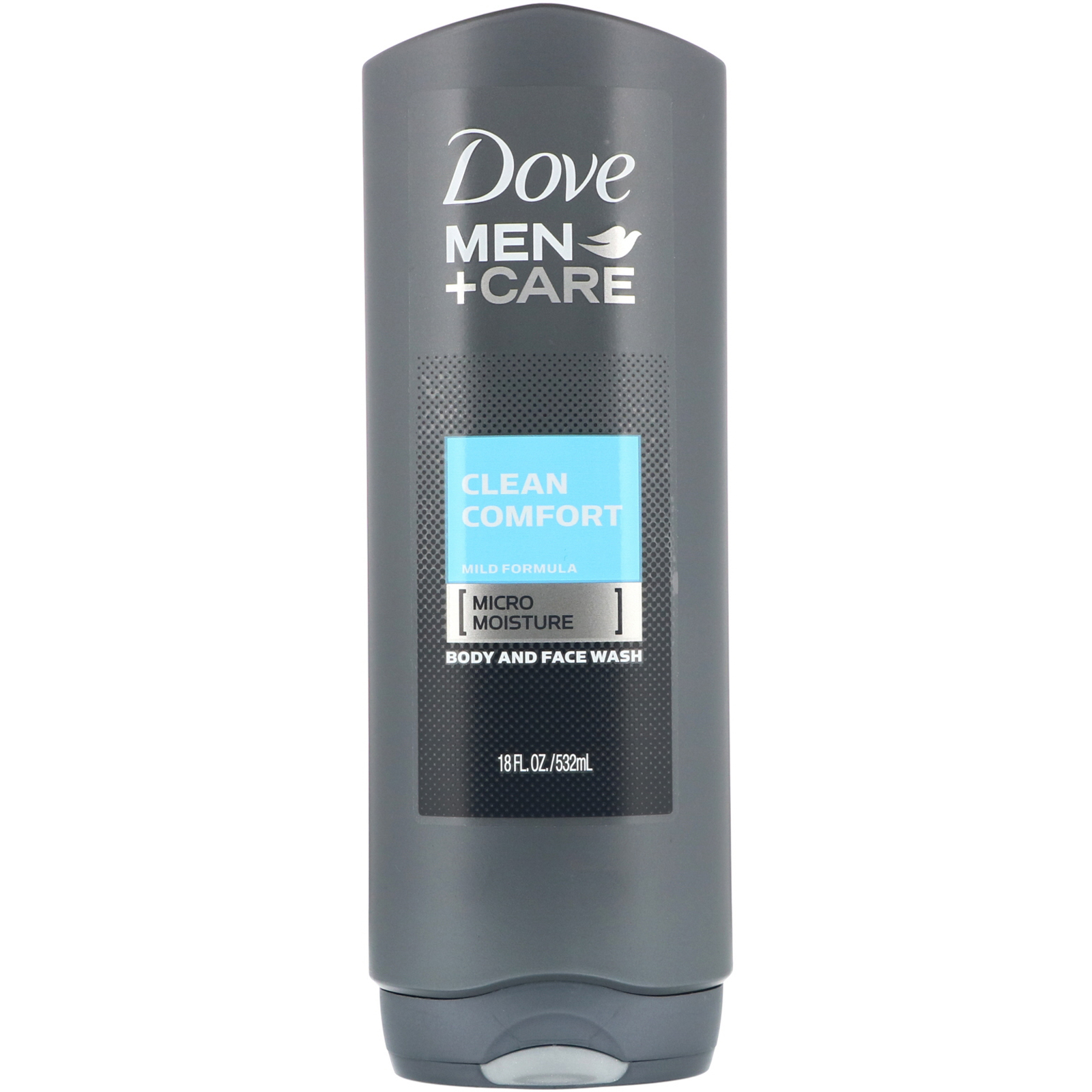 Dove, Men+Care, Clean Comfort, Gel corporal e facial, 532 ml