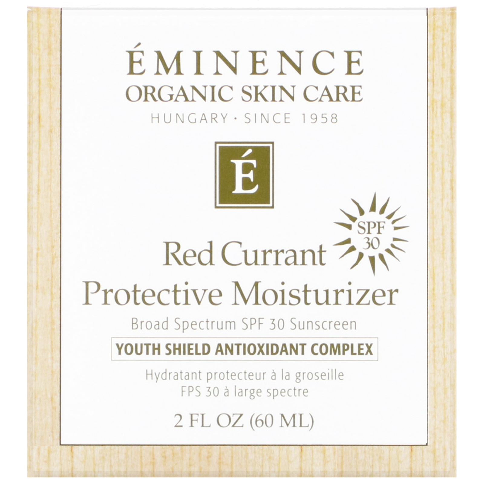 Eminence Organics, Red Currant Protective Moisturizer, SPF 30, 2 fl oz (60 ml) - Imagem 2