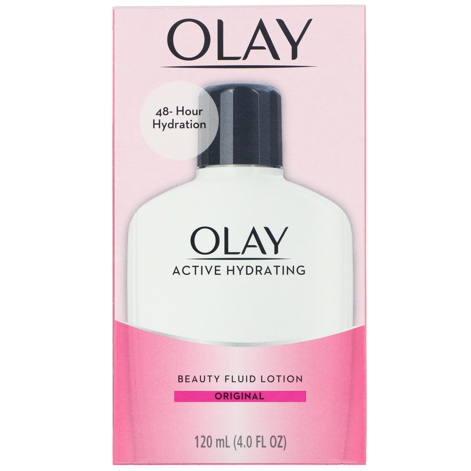 Olay, Hidratação Ativa, Loção Fluida de Beleza, Original, 120 ml (4 fl oz) - Imagem 2