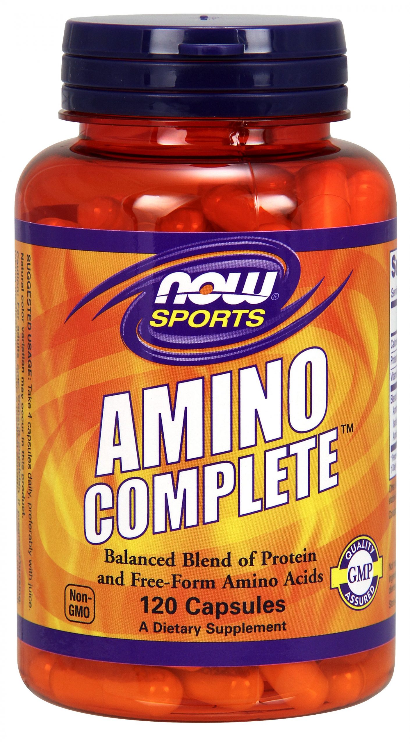 NOW Foods Amino Complete - 120 Capsules - Imagem 2