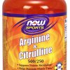 Comprar now foods arginine & citrulline 500/250mg - 120 veg capsules preço no brasil suplementos esportivos importados suplemento importado loja 5 online promoção -