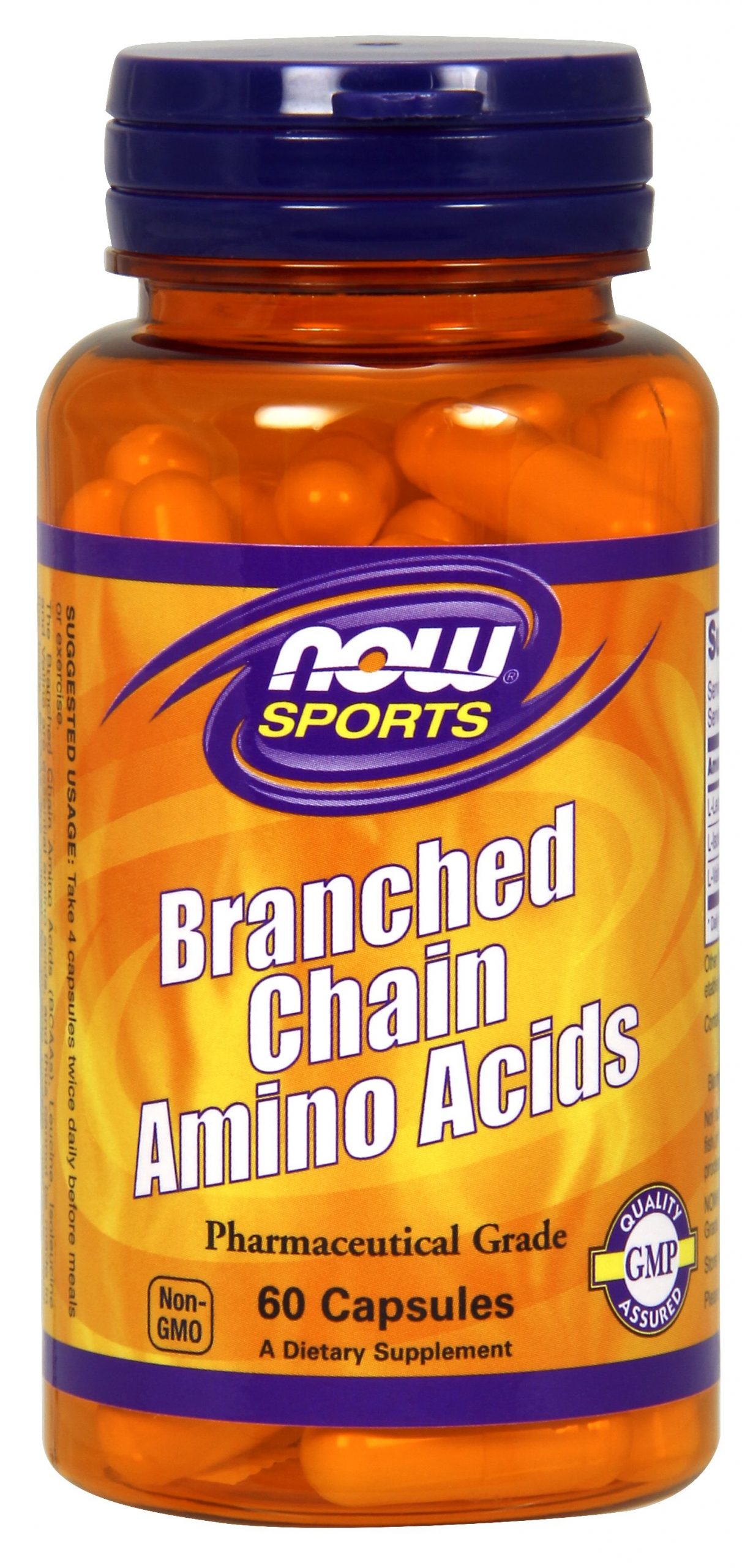 NOW Foods Branched Chain Amino Acids - 60 Capsules - Imagem 2