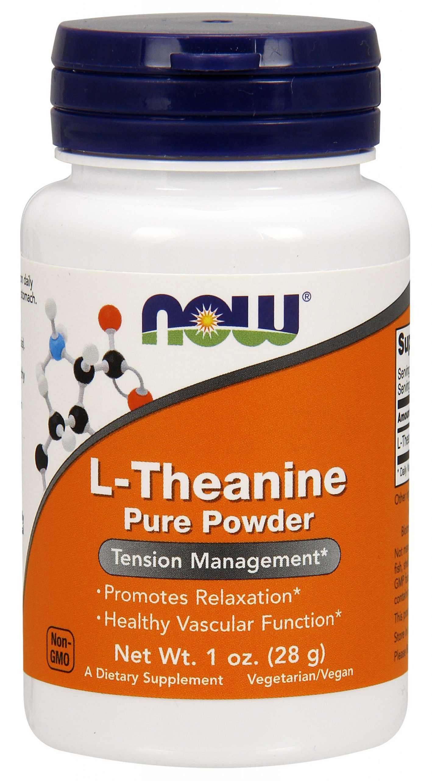 NOW Foods L-Theanine Powder, Pure - 1 oz.