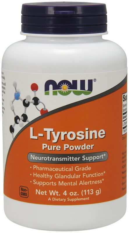 NOW Foods L-Tyrosine - 4 oz.