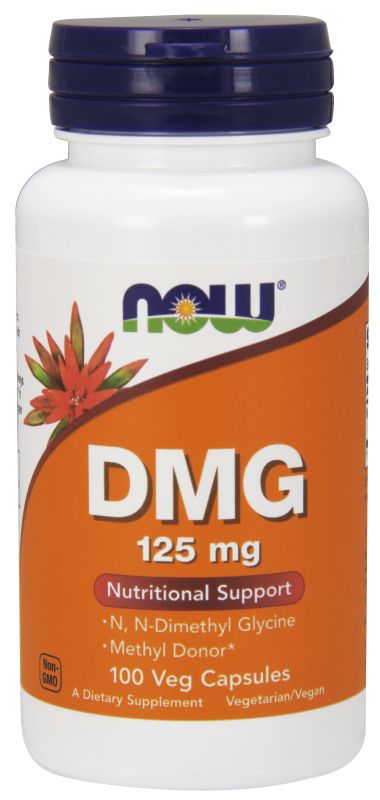 NOW Foods DMG 125mg - 100 Capsules - Imagem 2