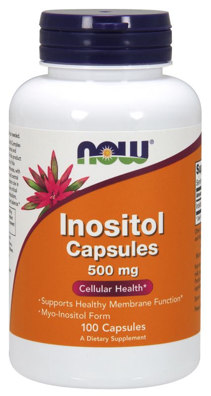 NOW Foods Inositol 500 mg - 100 Capsules