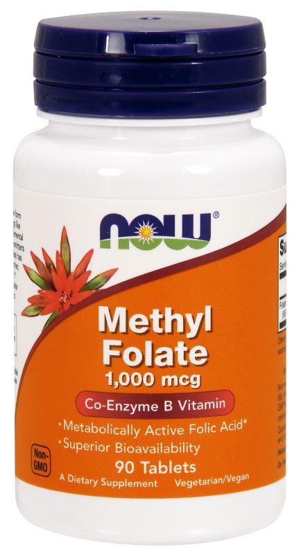 NOW Foods Methyl Folate 1,000 mcg - Imagem 2