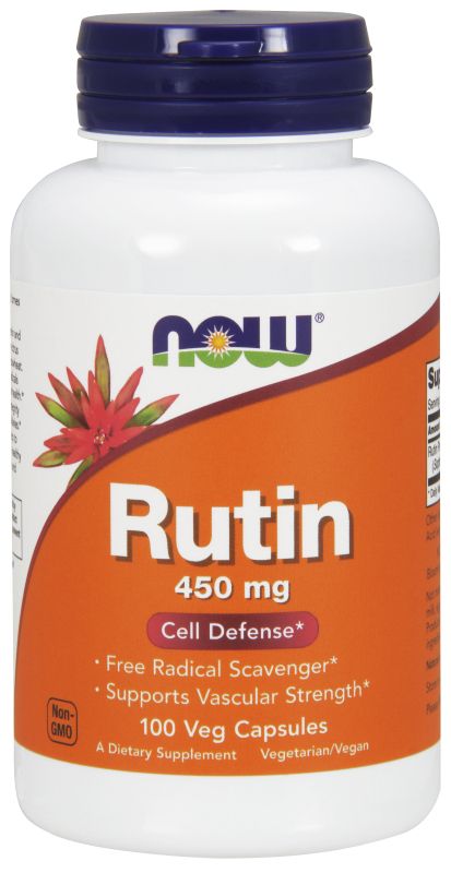 NOW Foods Rutin 450 mg - 100 Veg Capsules