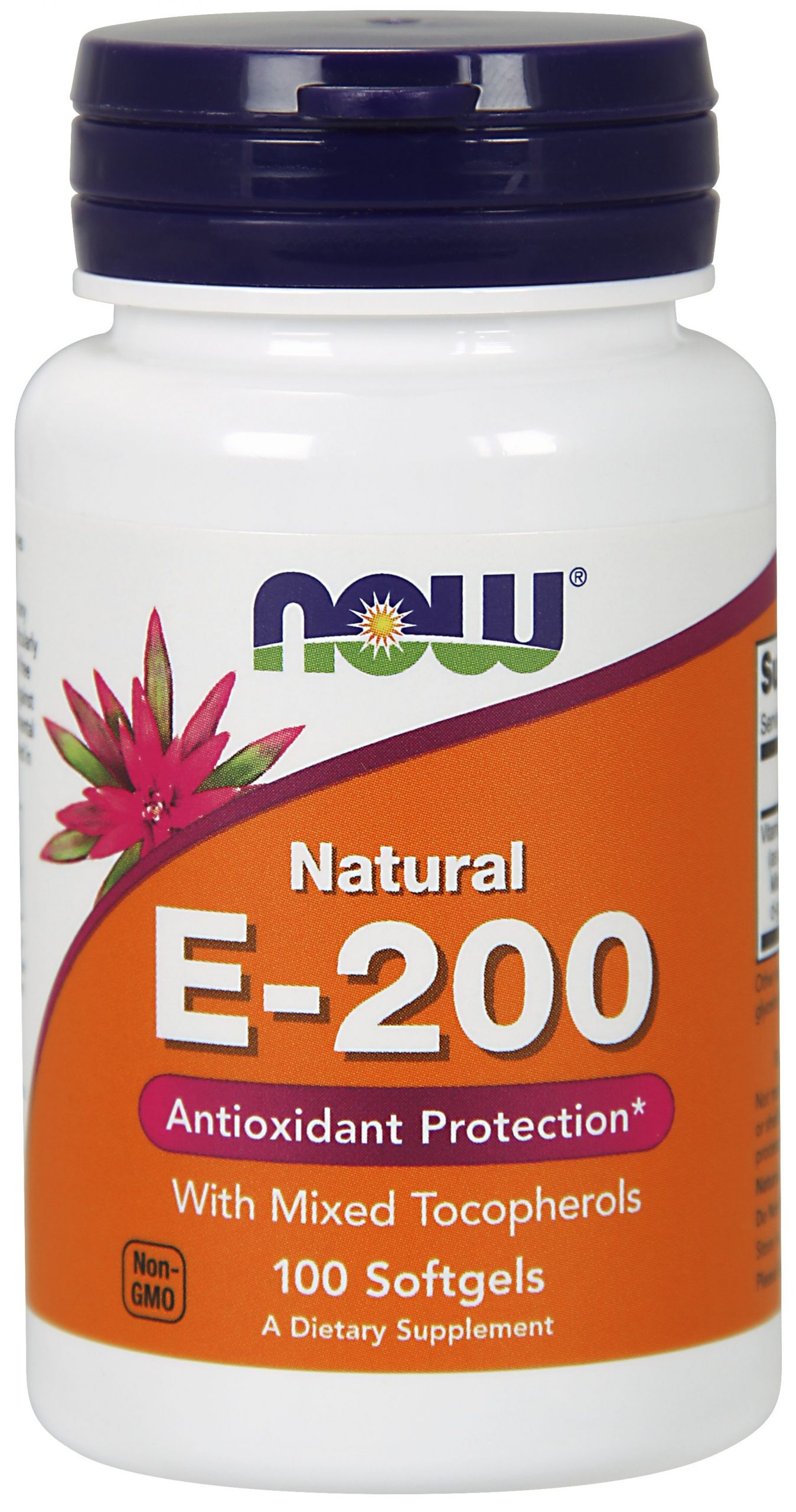 NOW Foods Vitamin E-200 IU Mixed Tocopherols - 100 Softgels