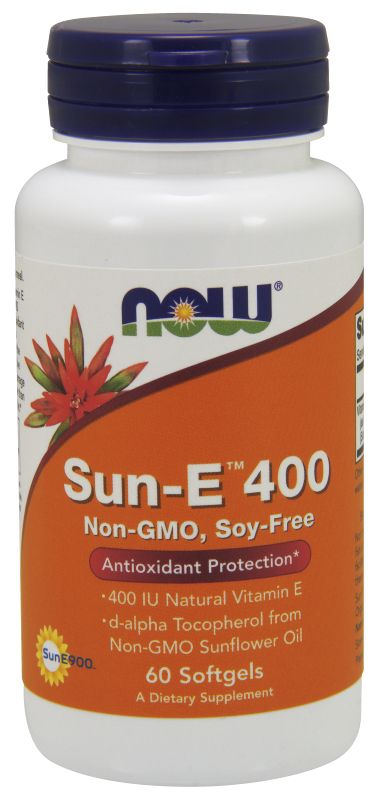 NOW Foods Sun-E™ 400 - 60 Softgels - Imagem 2