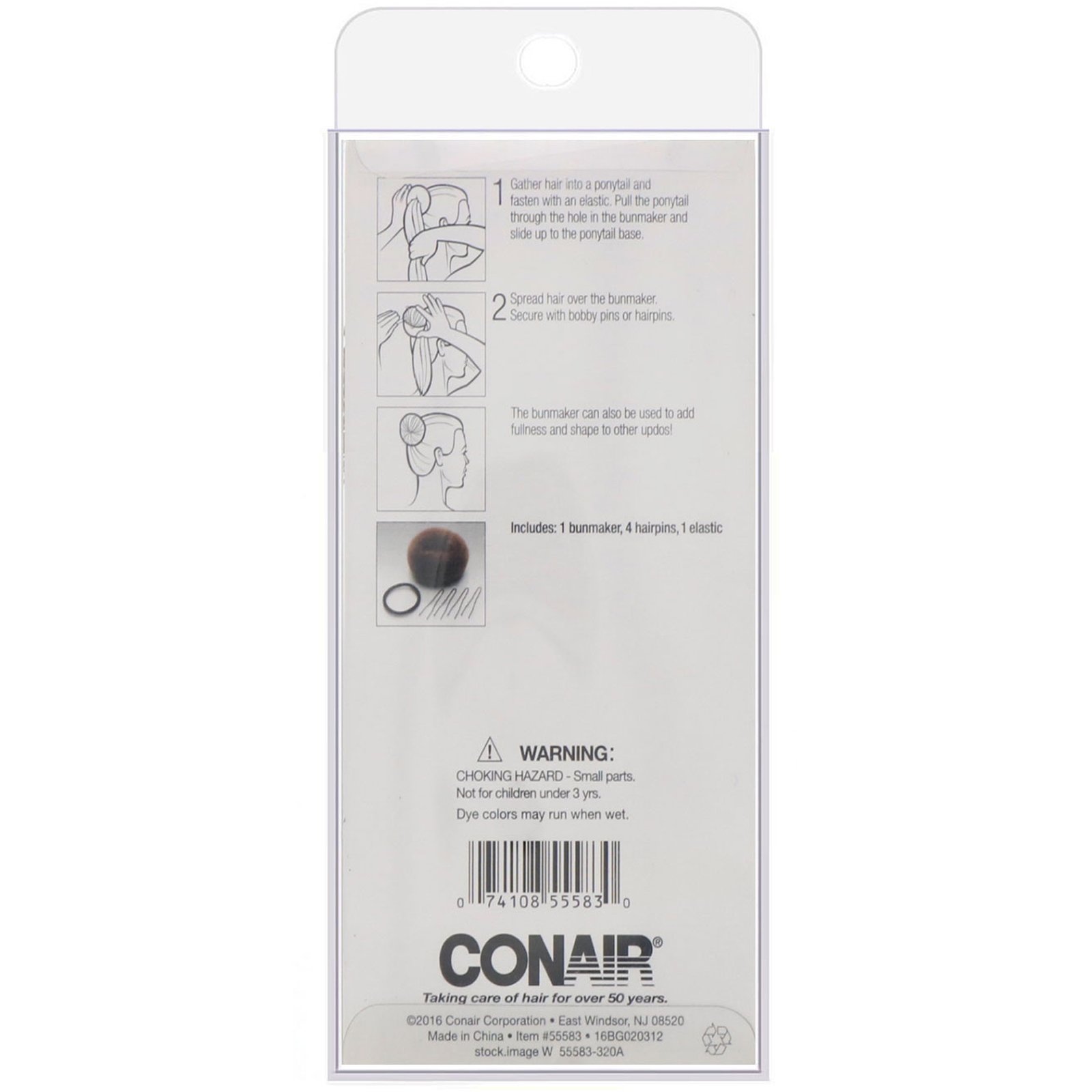 Conair, Modelador de coques, 6 peças - Imagem 2