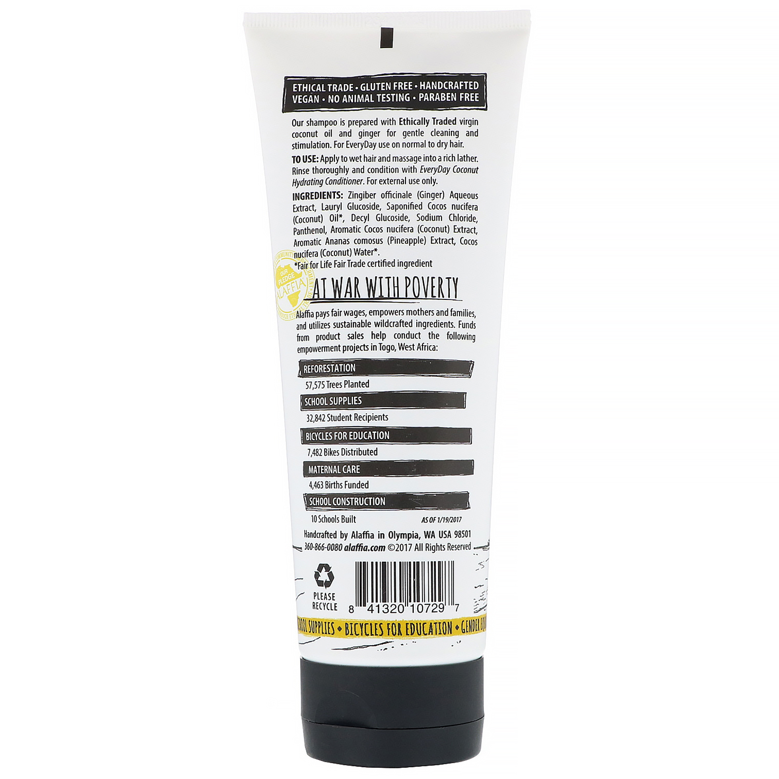 Everyday Coconut, Everyday Coconut, Shampoo, Coco e Abacaxi, 236 ml (8 fl oz) - Imagem 2