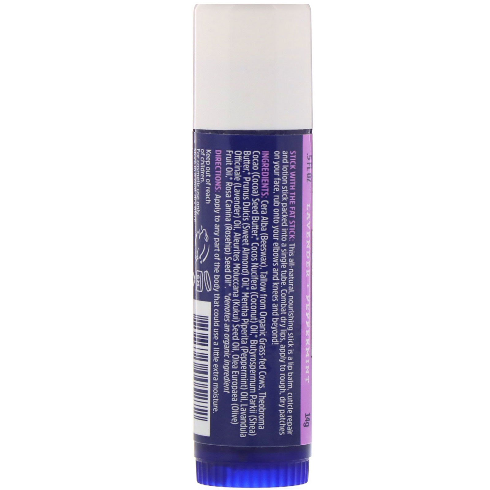 Fatco, Fat Stick, All Over Moisturizer, Lavender + Peppermint, 0.5 fl oz (14 g) - Imagem 2