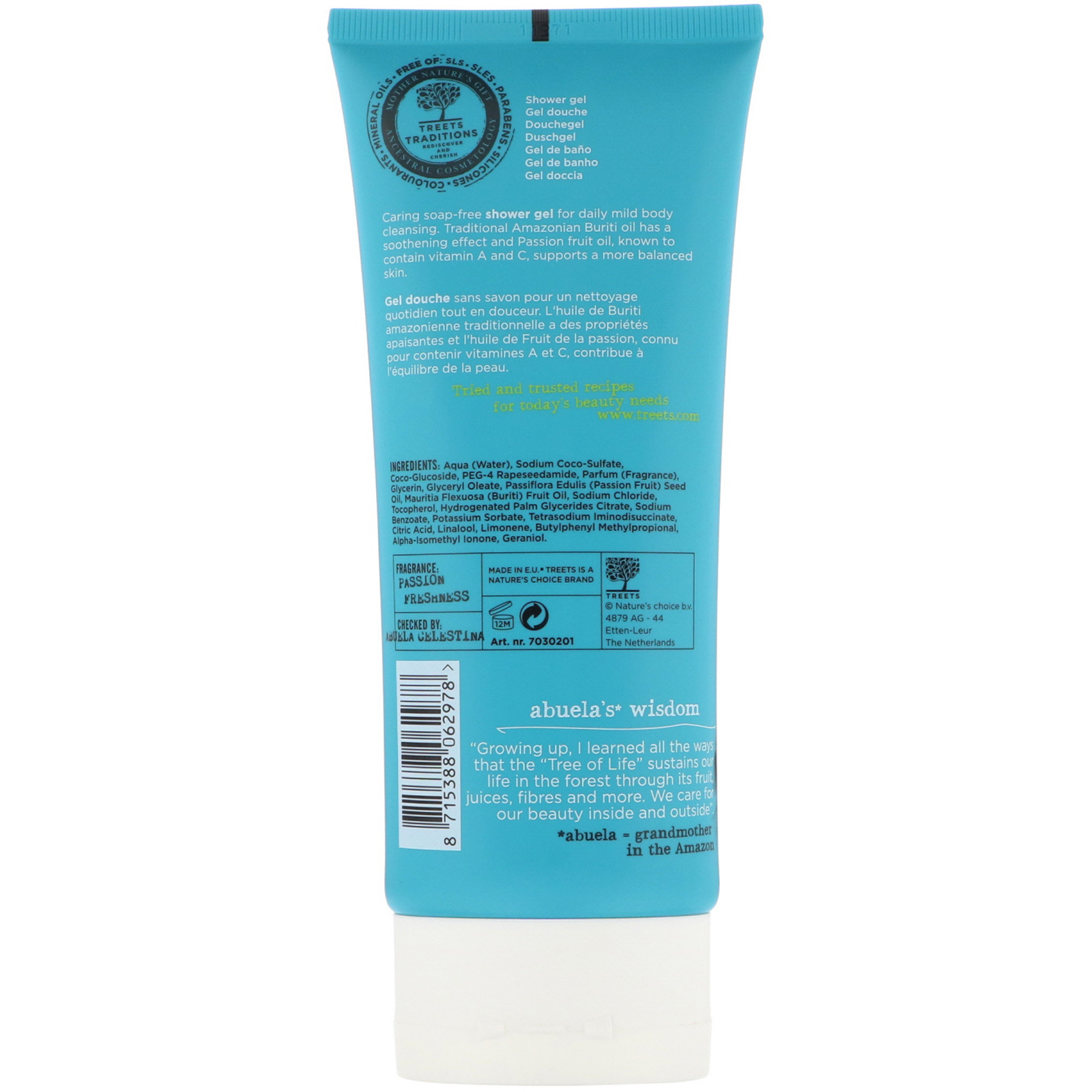 Treets, Energising Secrets, Gel de Banho, 6,76 fl oz (200 ml) - Imagem 2
