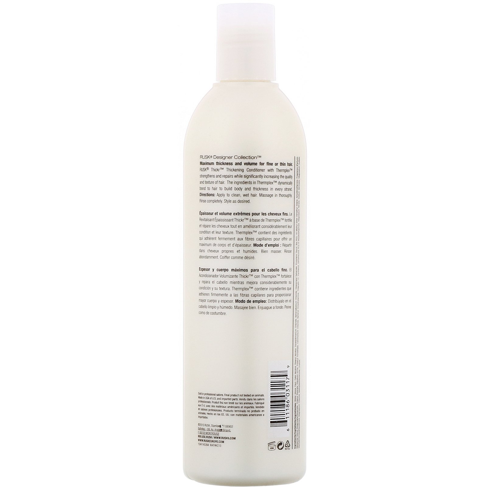 Rusk, Thickr, condicionador, 400 ml - Imagem 2