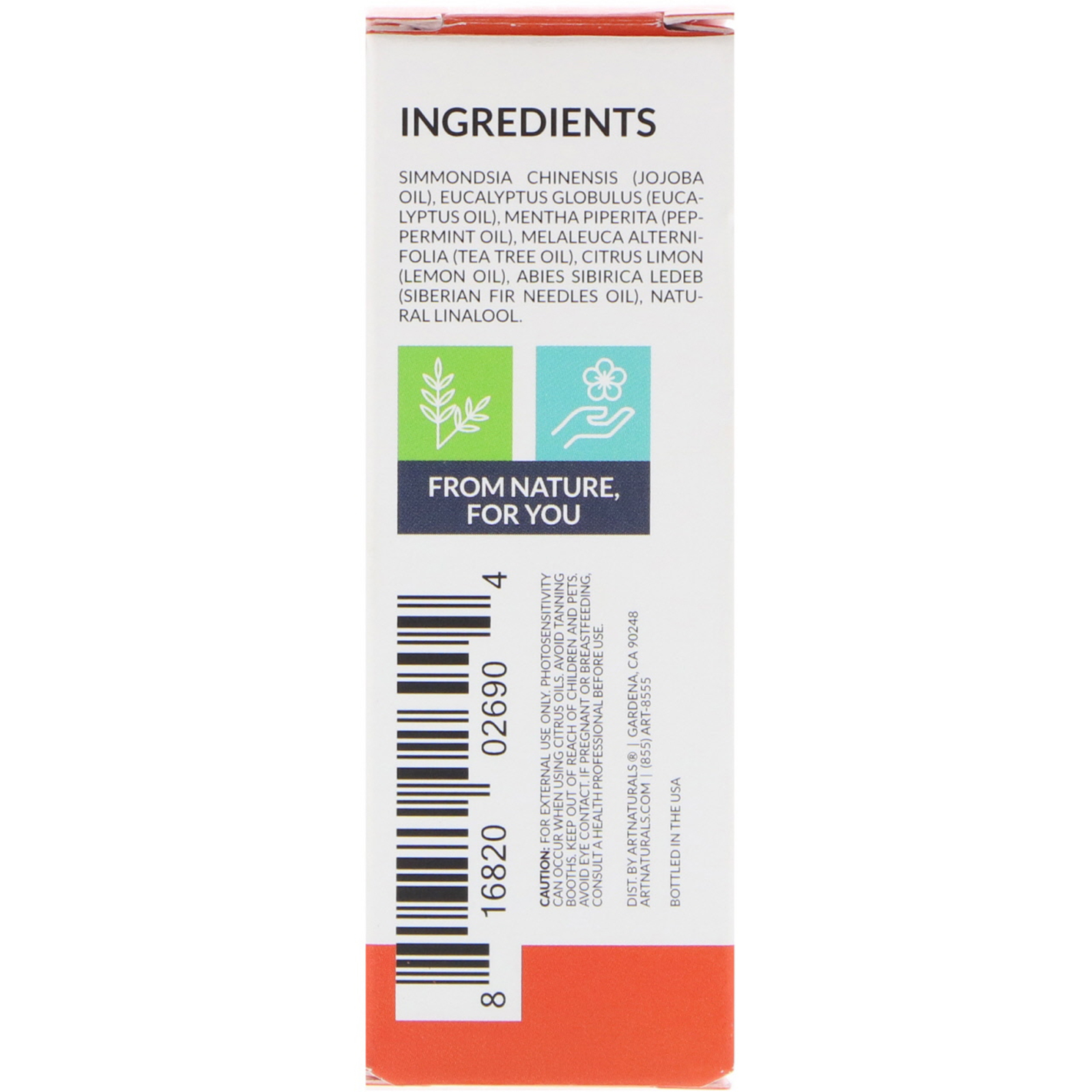 Artnaturals, Roll-On Despertar, 0,33 fl oz (10 ml) - Imagem 2