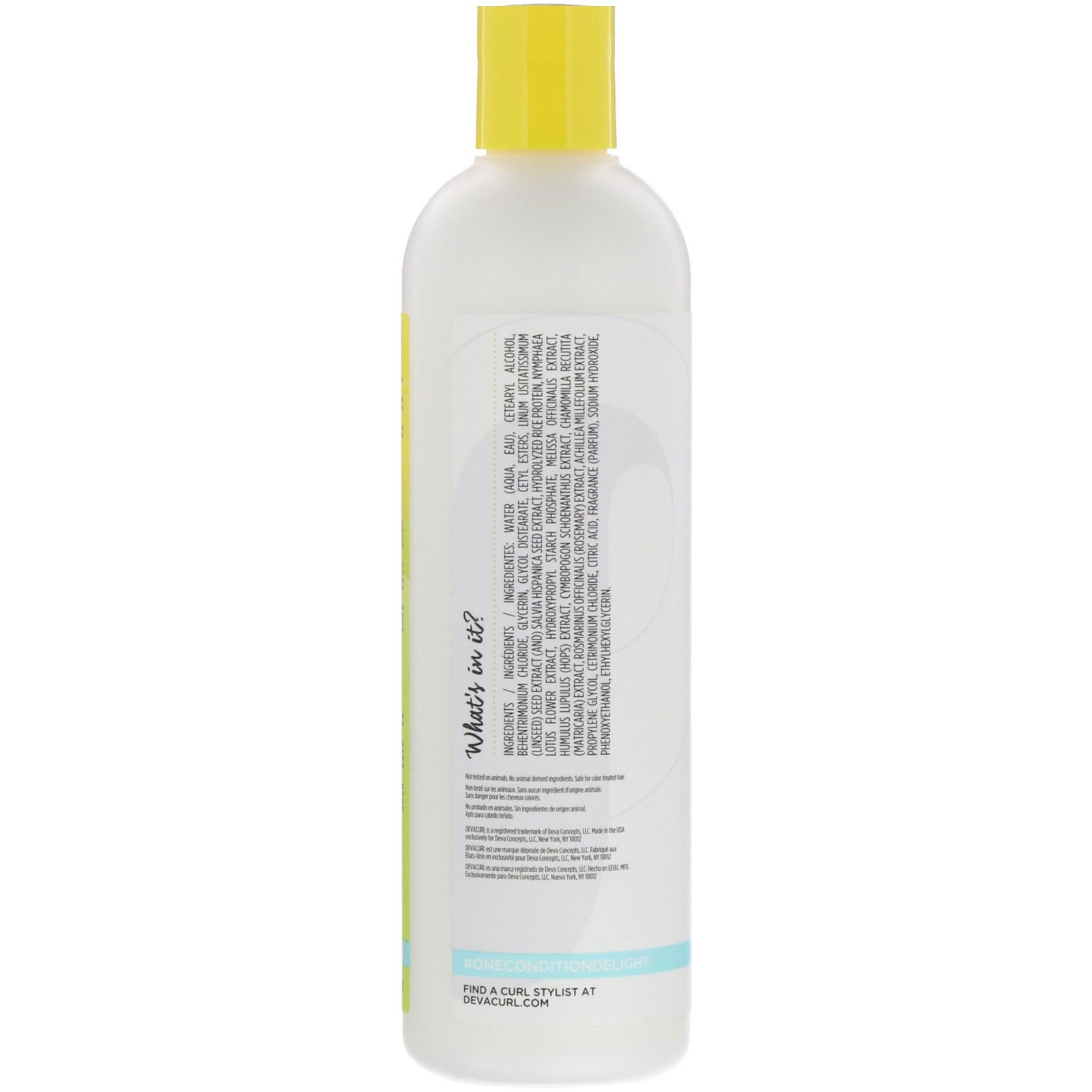 DevaCurl, One Condition, Delight, Weightless Waves Conditioner, 12 fl oz (355 ml) - Imagem 2
