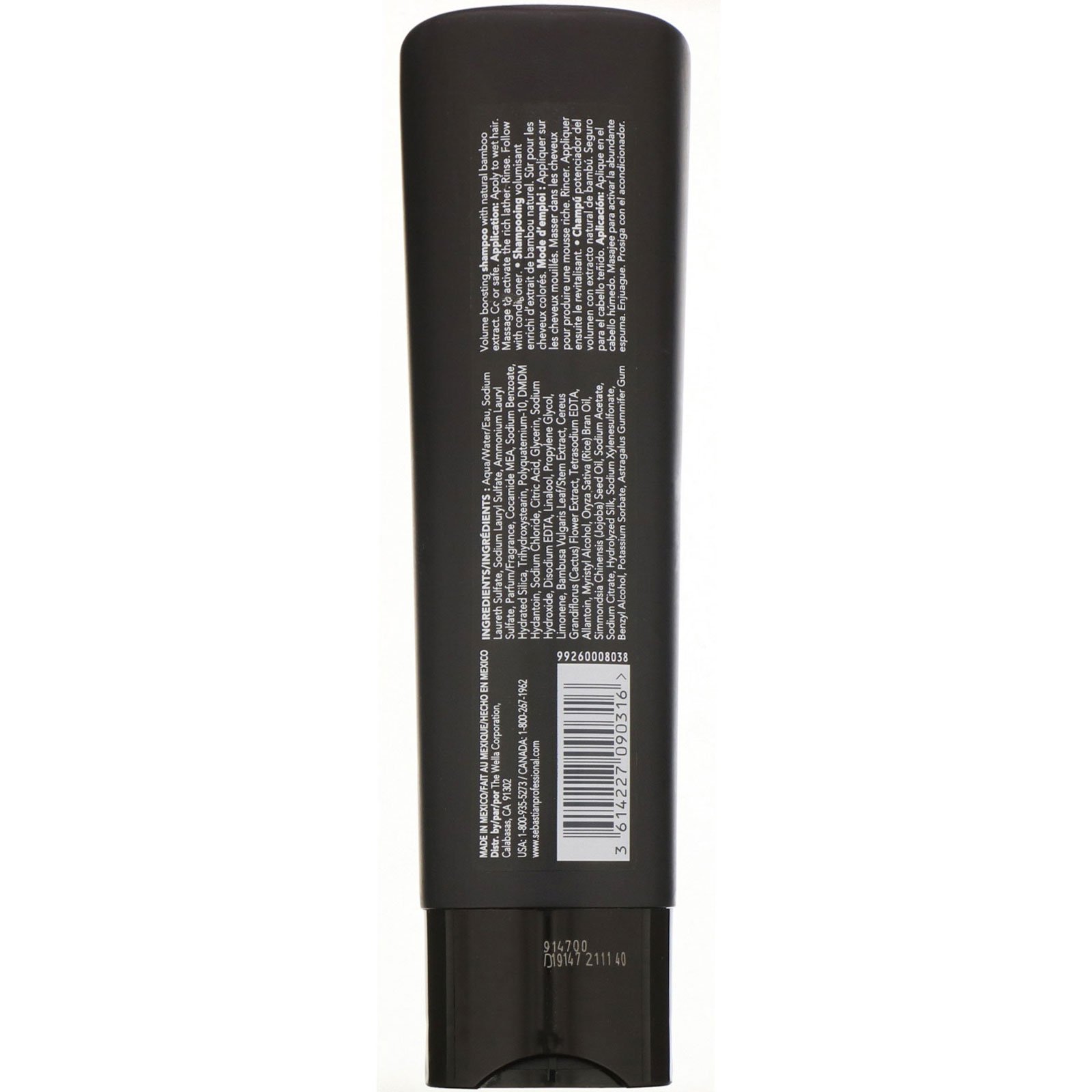 Sebastian, Volupt, Shampoo volumizador, 250 ml - Imagem 2