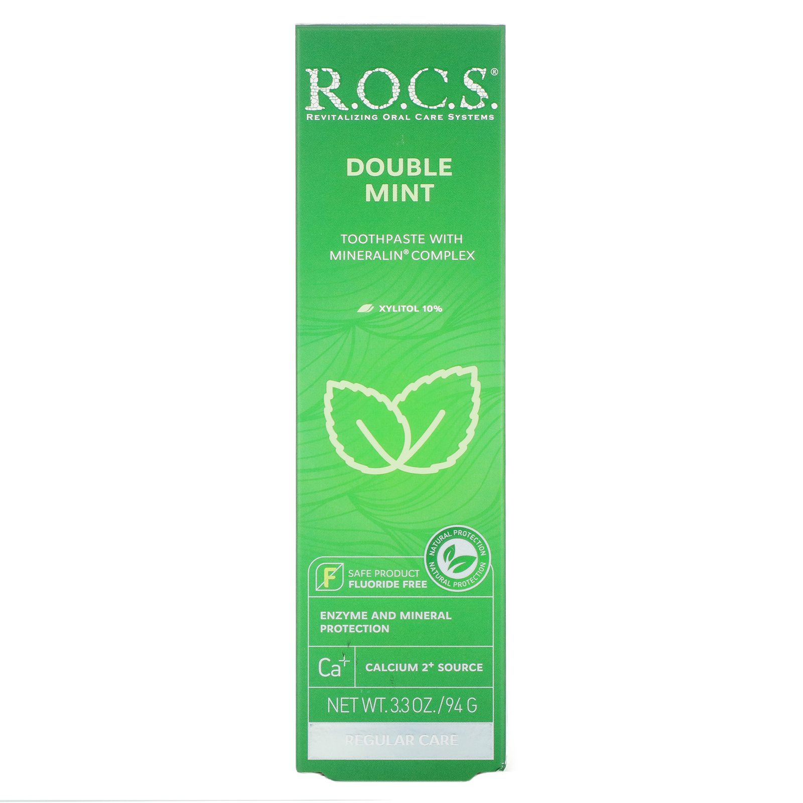 R.O.C.S. , Double Mint Toothpaste, 3.3 oz (94 g) - Imagem 2