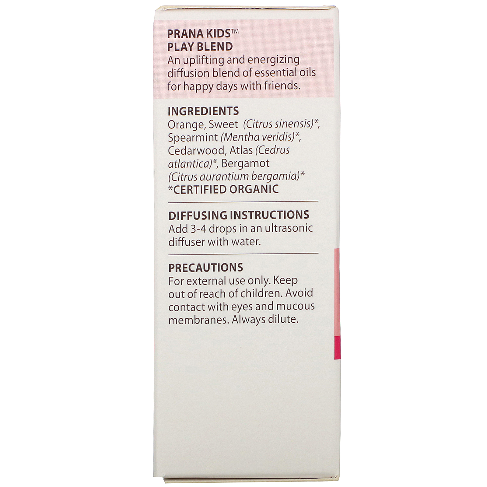 Pranarom, PRANA KIDS, Essential Oil, Play, +3 Months, .17 fl oz (5 ml) - Imagem 3