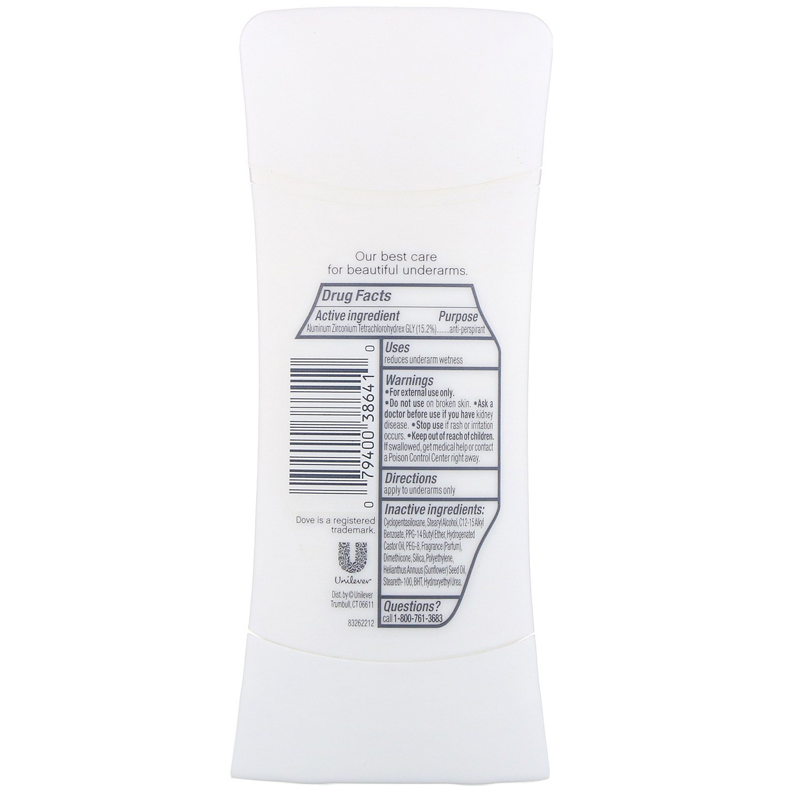 Dove, Advanced Care, desodorante antitranspirante, Caring Coconut, 74 g - Imagem 2