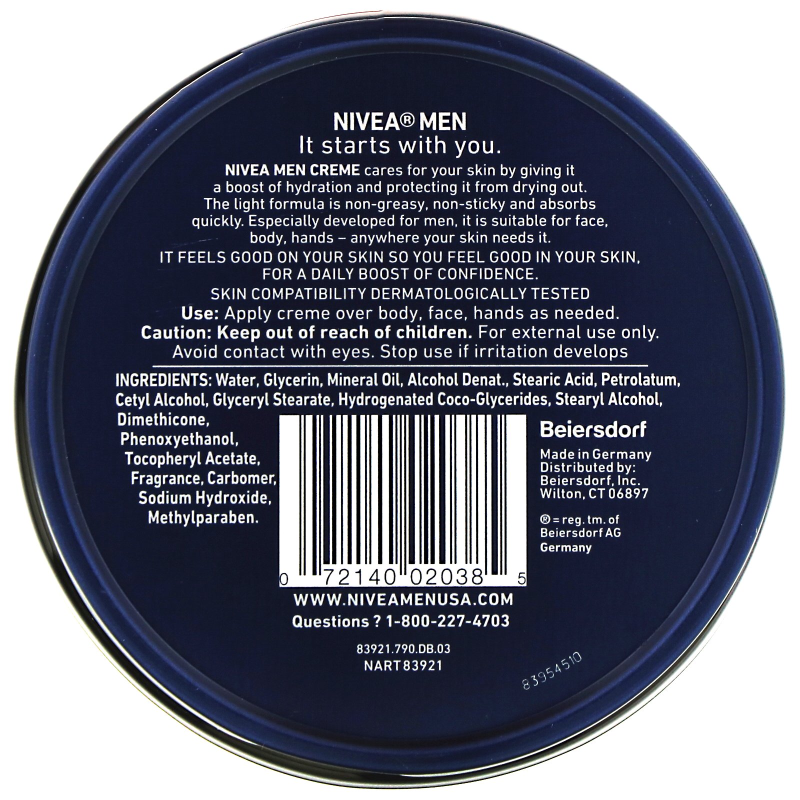 Nivea, Men, Creme, 150 g (5,3 oz) - Imagem 4