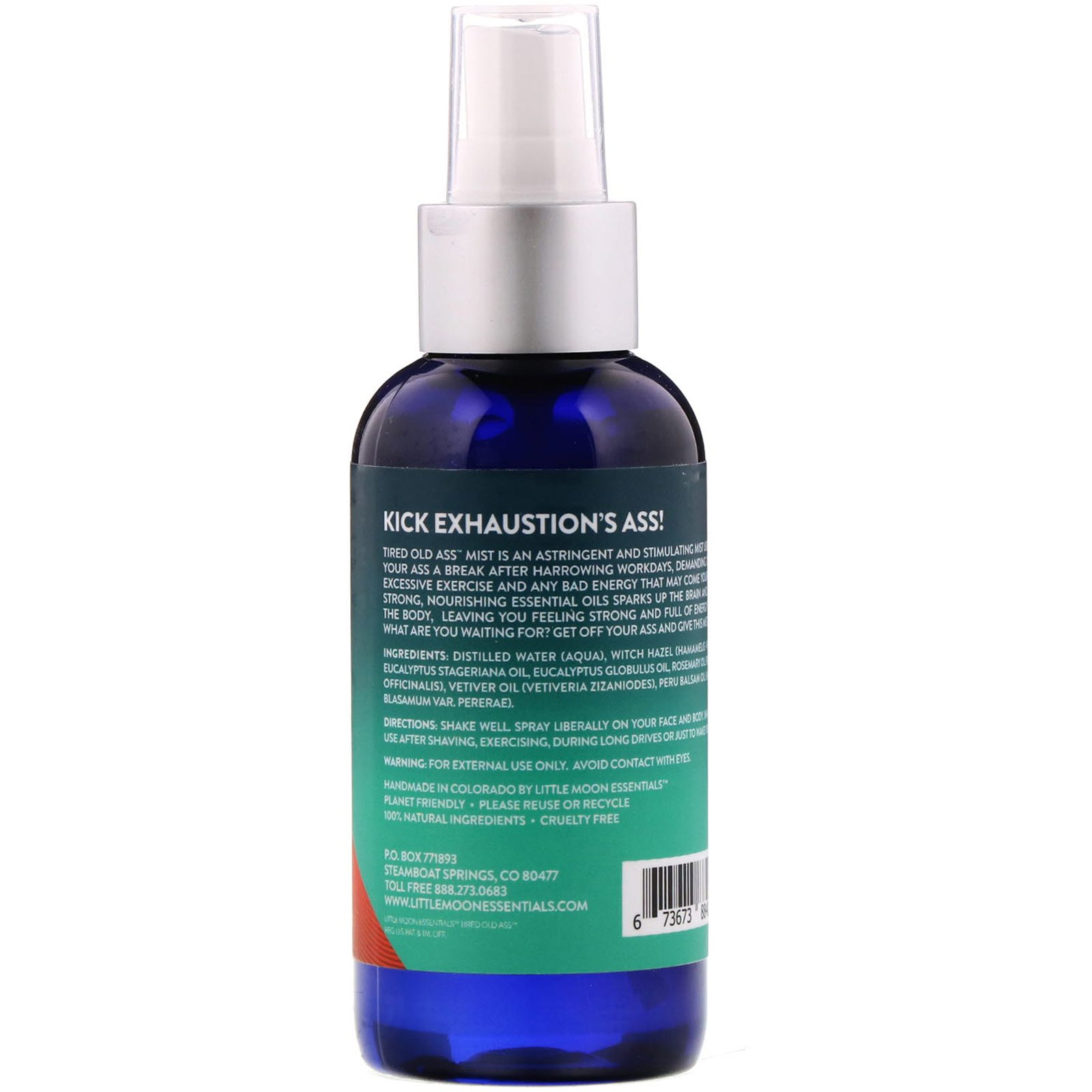 Little Moon Essentials, Tired Old Ass, Mist, 4 fl oz (118 ml) - Imagem 2