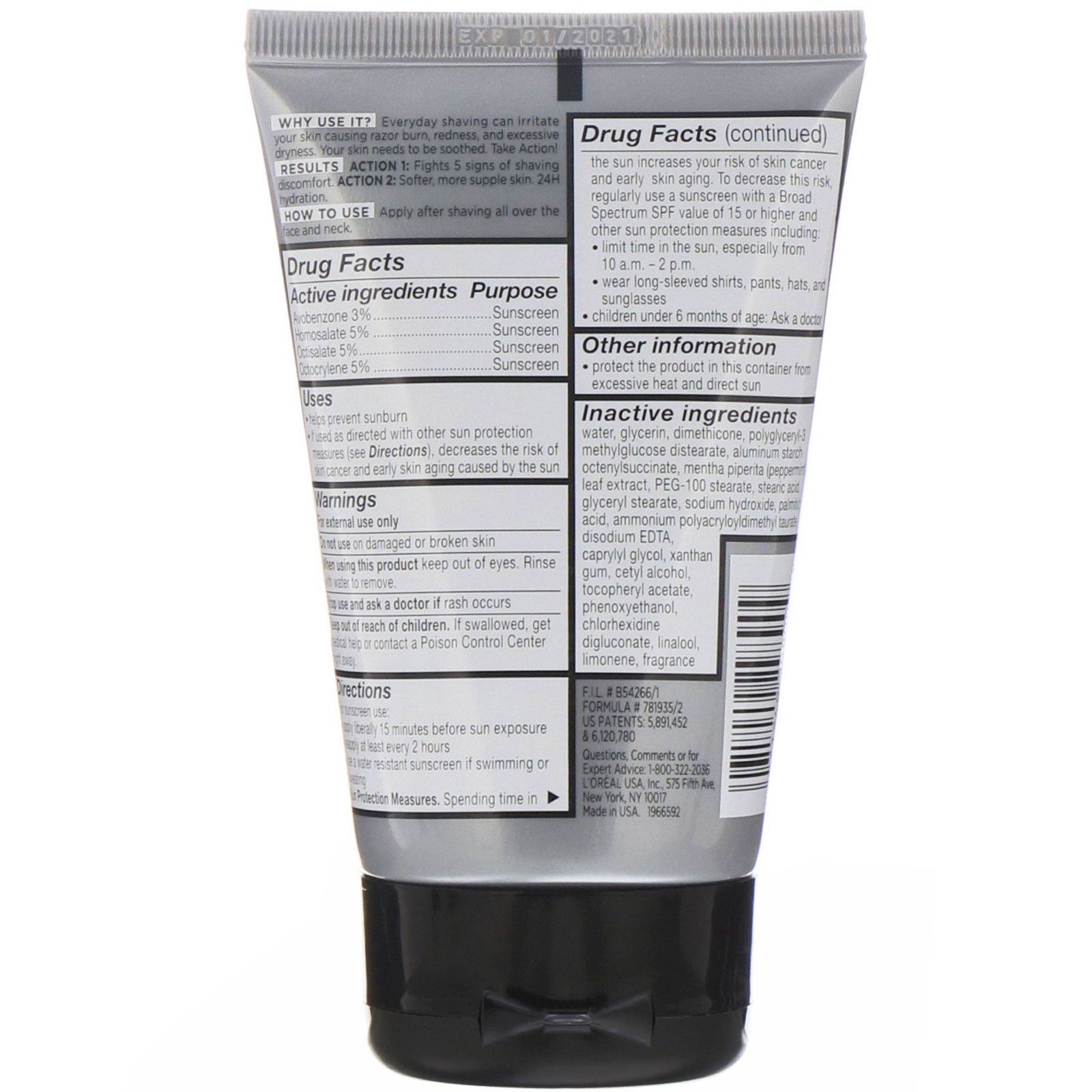 L'Oreal, Men Expert, loção pós-barba, Comfort Max, 100 ml - Imagem 2