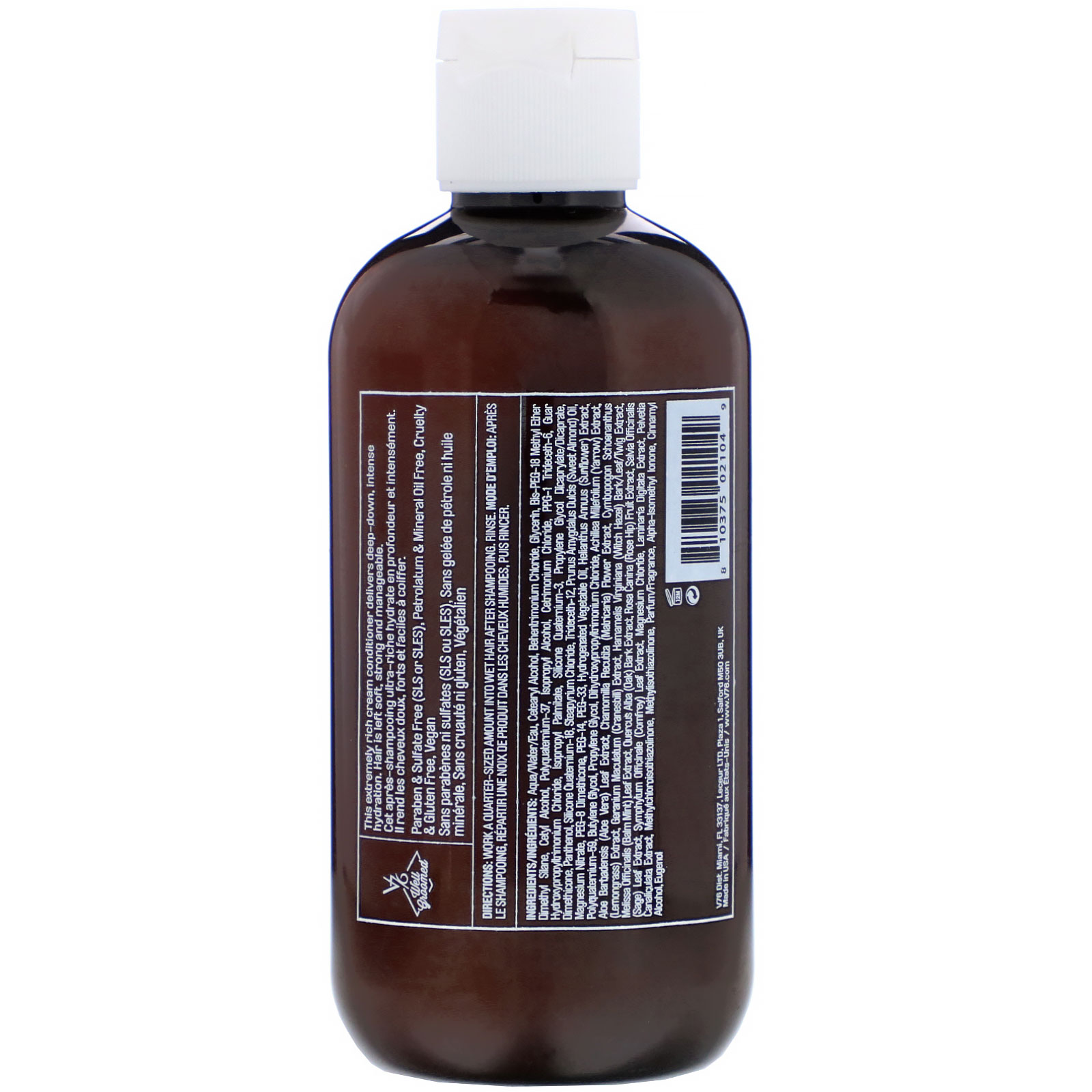 V76 By Vaughn, Hydrating Conditioner, 8 fl oz (236 ml) - Imagem 2