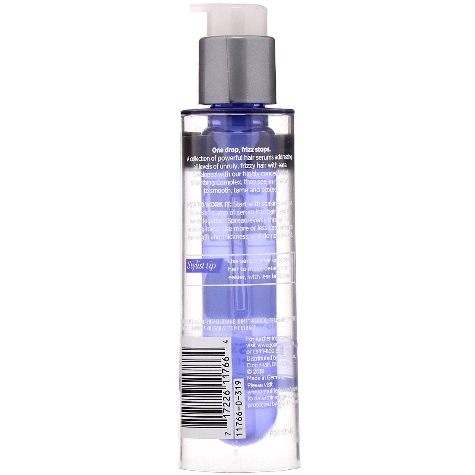 John Frieda, Frizz Ease, Sérum para cabelos extra fortes, 50 ml - Imagem 2