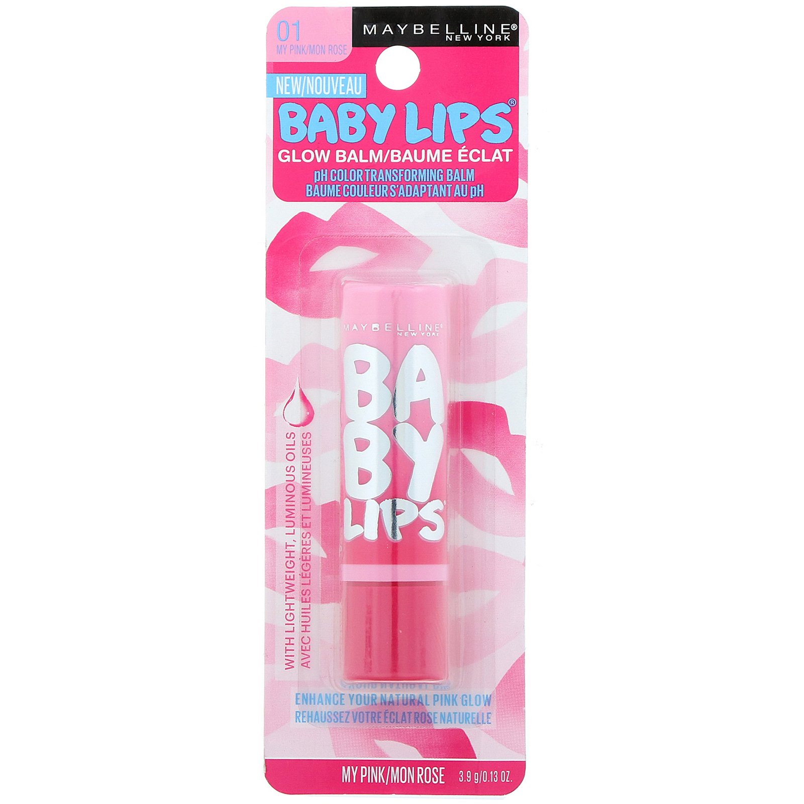 Maybelline, Baby Lips, Protetor Labial Brilho, My Pink 01, 3,9 g - Imagem 2
