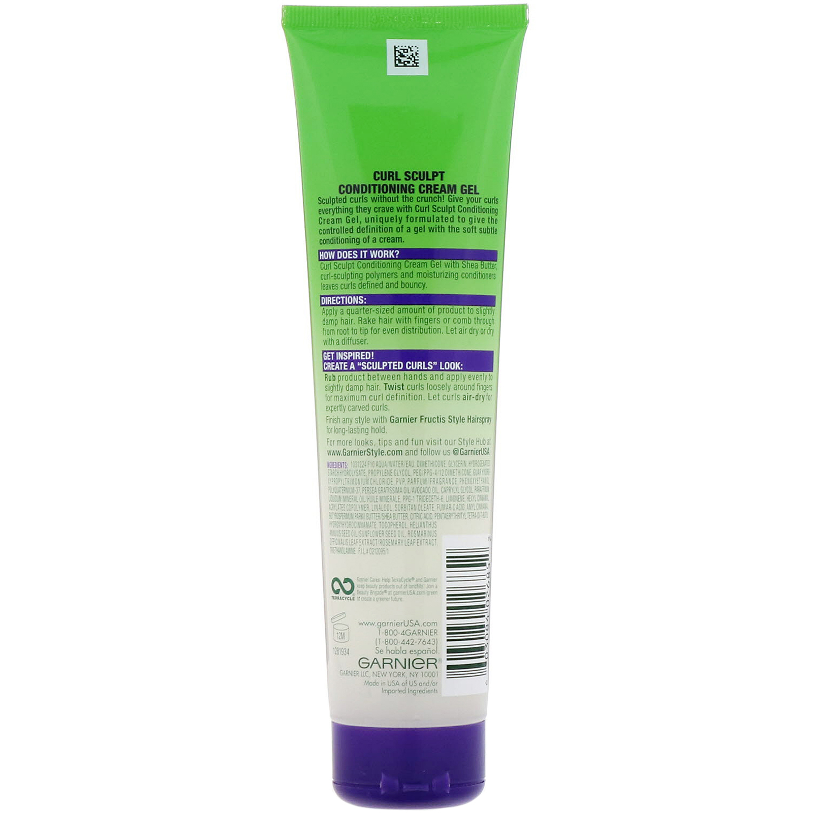 Garnier, Fructis, modelador de cachos, gel cremoso hidratante, 150 ml - Imagem 2