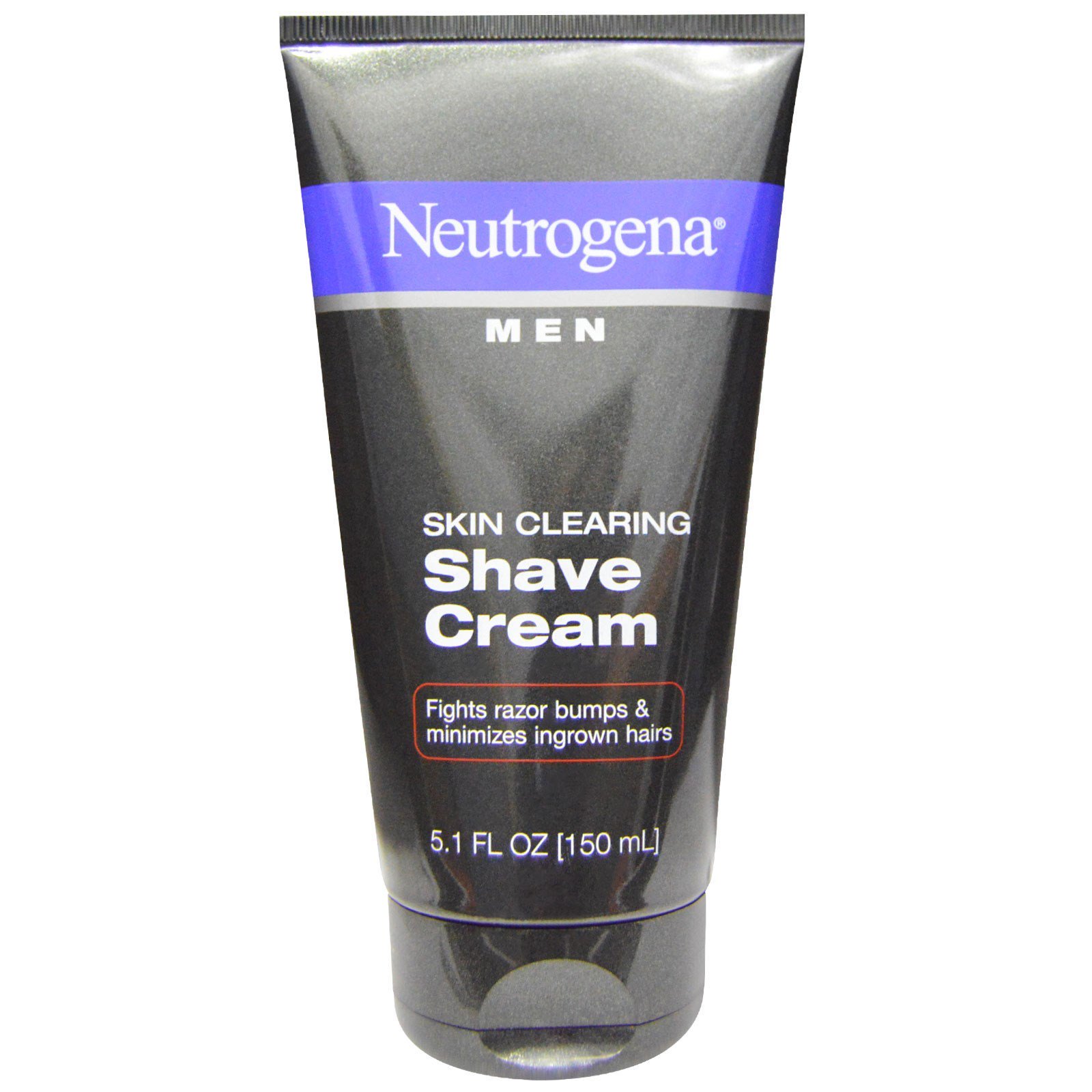Neutrogena, Para Homens, Creme Para Barbear Desobstrução da Pele, 5,1 fl oz (150 ml)