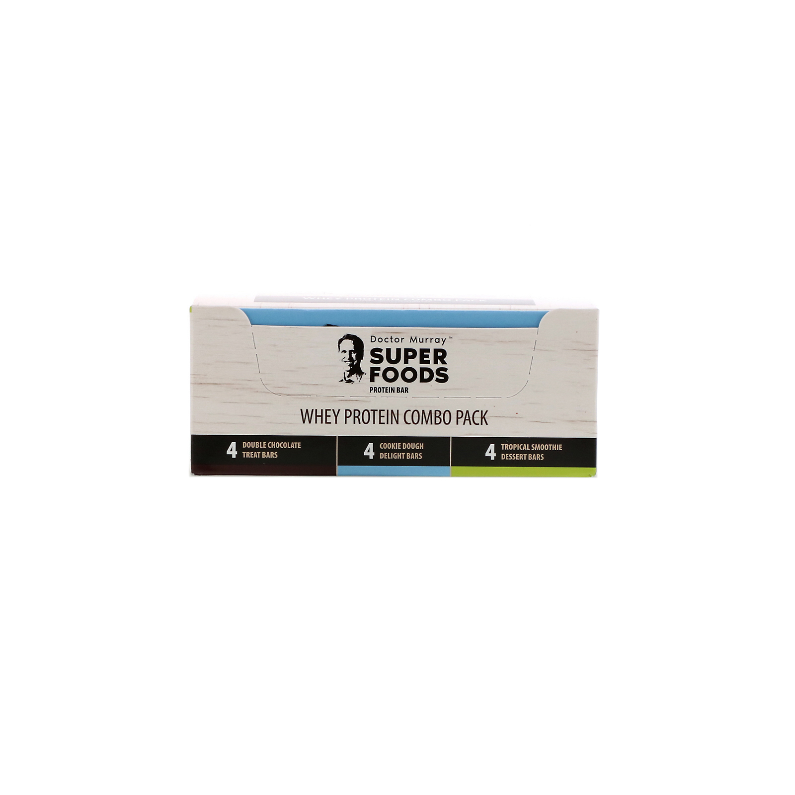 Dr. Murray's, Superfoods Protein Bars, Whey Protein Combo Pack, 12 Bars, 2.05 oz (58 g) Each - Imagem 3