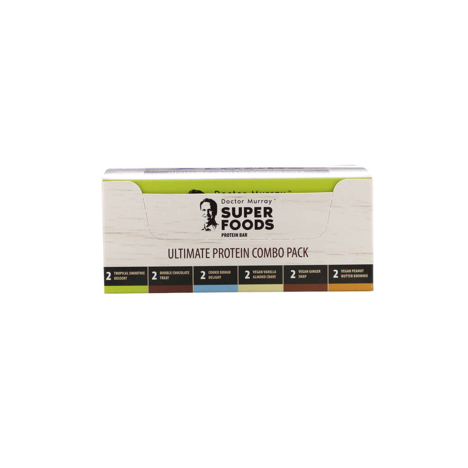 Dr. Murray's, Superfoods Protein Bars, Ultimate Protein Combo Pack, 12 Bars, 2.05 oz (58 g) Each - Imagem 3