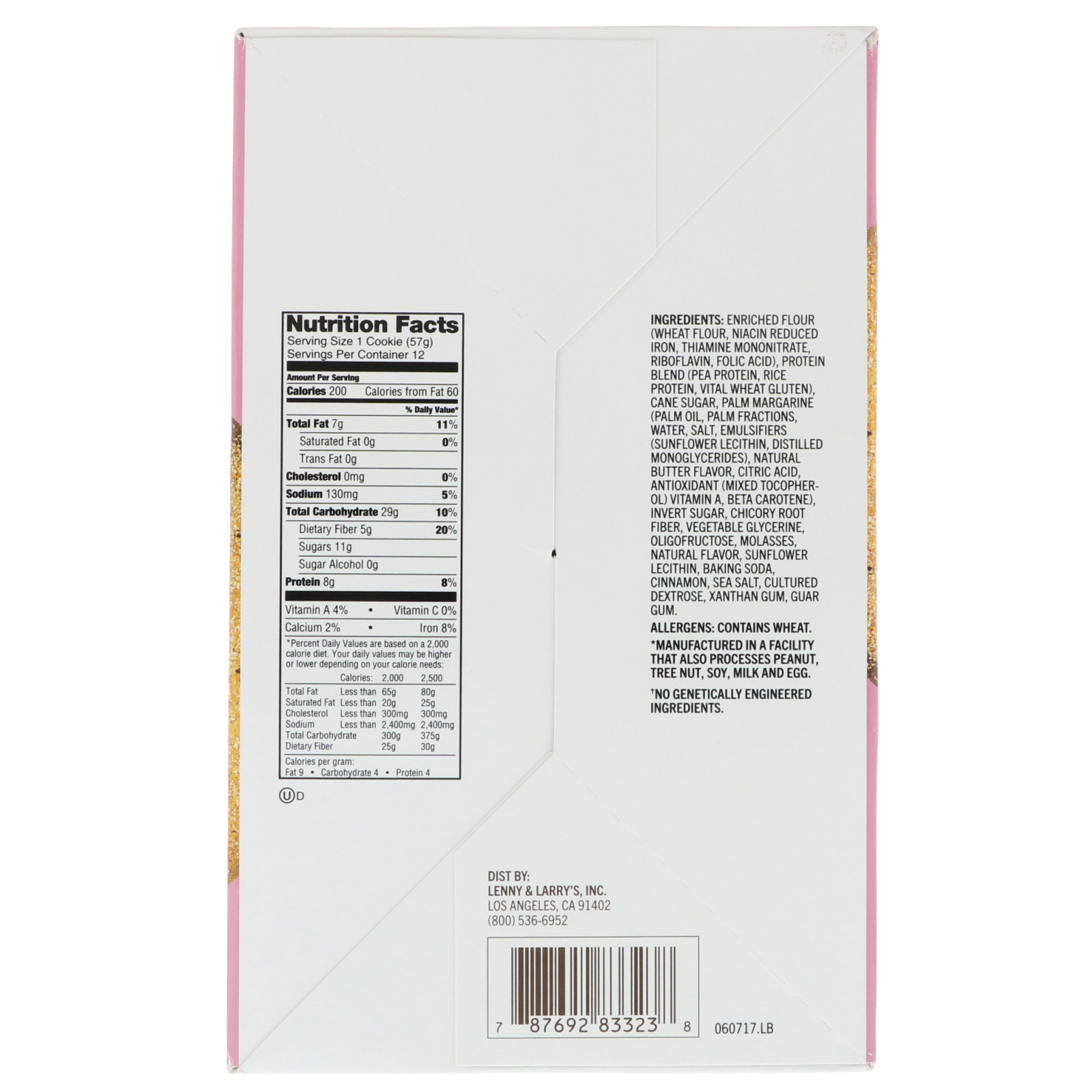 Lenny & Larry's, The COMPLETE Cookie, Snickerdoodle, 12 Cookies, 2 oz (57 g) Each - Imagem 3