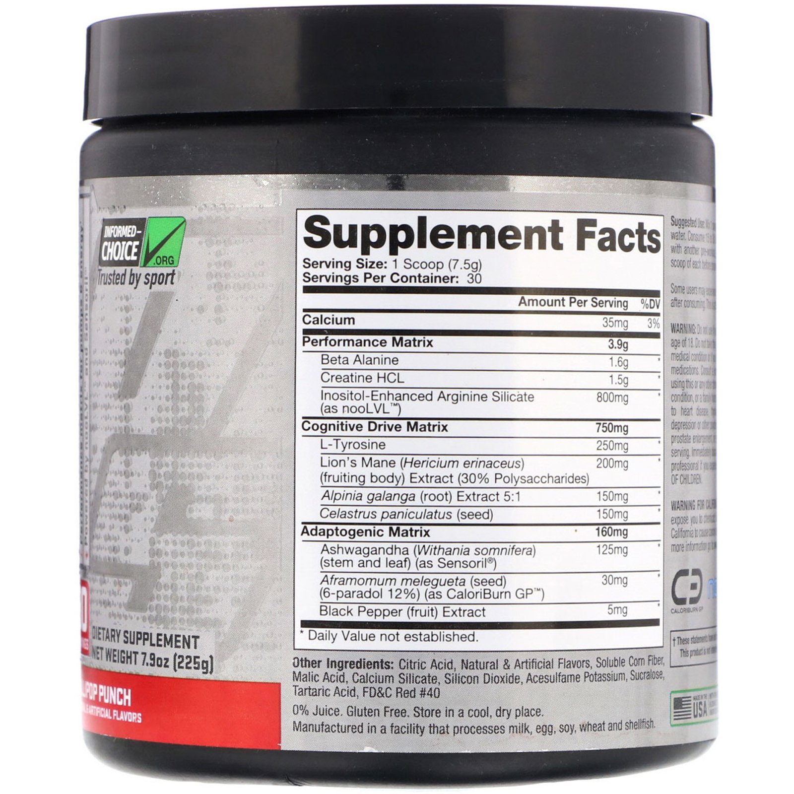 ProSupps, Dr Jekyll, Pré-treino Sem Estimulantes, Ponche de Pirulito, 7,9 oz (225 g) - Imagem 2