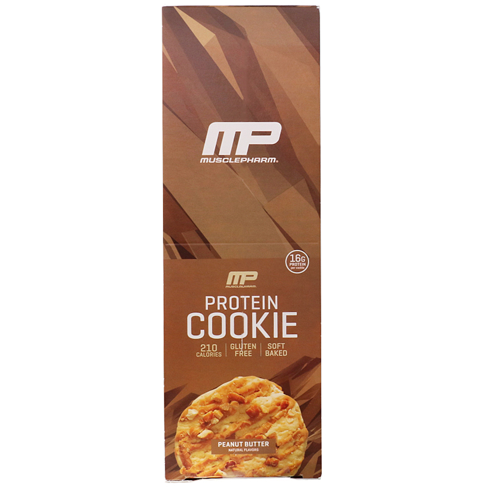 MusclePharm, Biscoitos de Proteína, Manteiga de Amendoim, 12 Biscoitos, 1,83 oz (52 g) Cada - Imagem 2