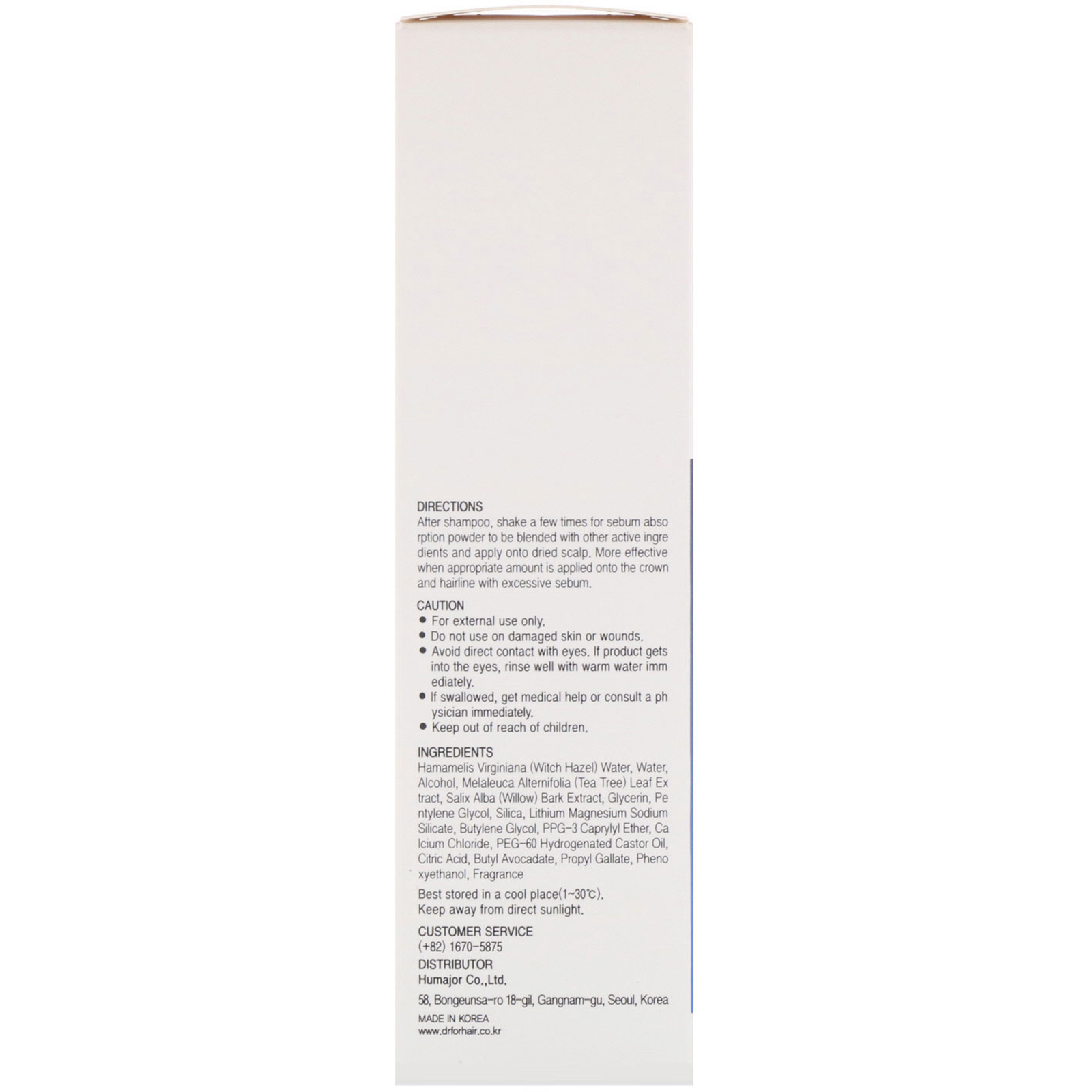Dr.ForHair, Sebum Control Tonic, 3.38 fl oz (100 ml) - Imagem 3