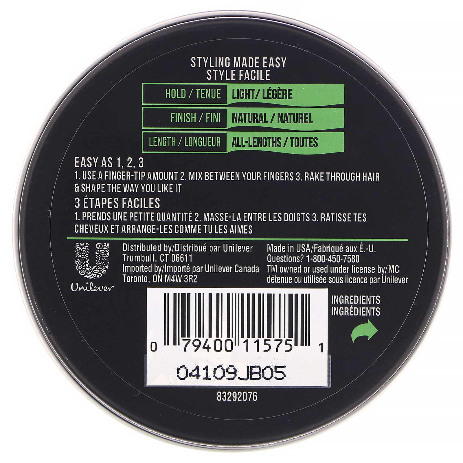 Axe, Aparência Natural, Creme Discreto, 75 g (2,64 oz) - Imagem 2