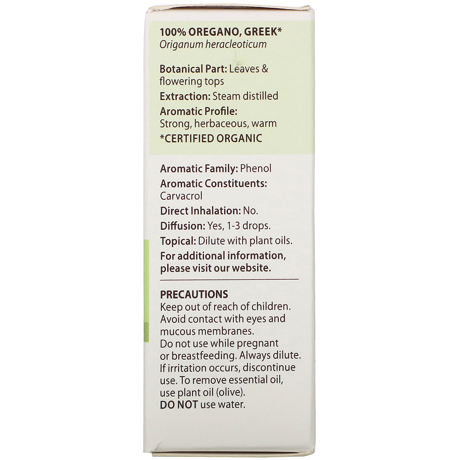 Pranarom, Essential Oil, Oregano, Greek, .17 fl oz (5 ml) - Imagem 3